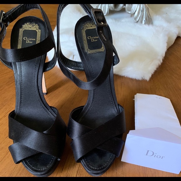 Dior Shoes Womens Dior Studded Black Heel Stiletto Poshmark